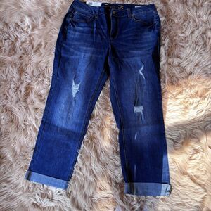 Seven7 Ladies Weekend Slim Fit /Ean Color Canal Jean  Size 14W New with tags